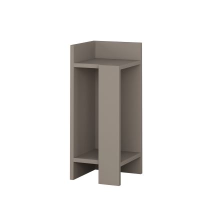 Mesita de noche ELOS 60x25 cm gris