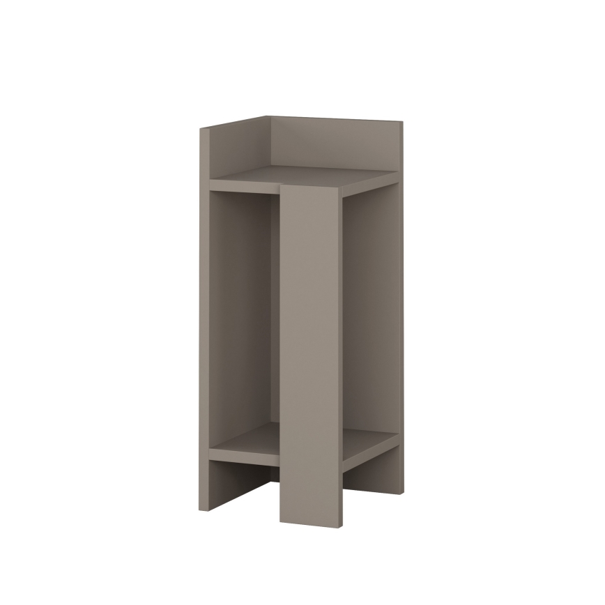 Mesita de noche ELOS 60x25 cm gris