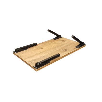 Mesita de noche GUSTO 24,5x60 cm beige/negro
