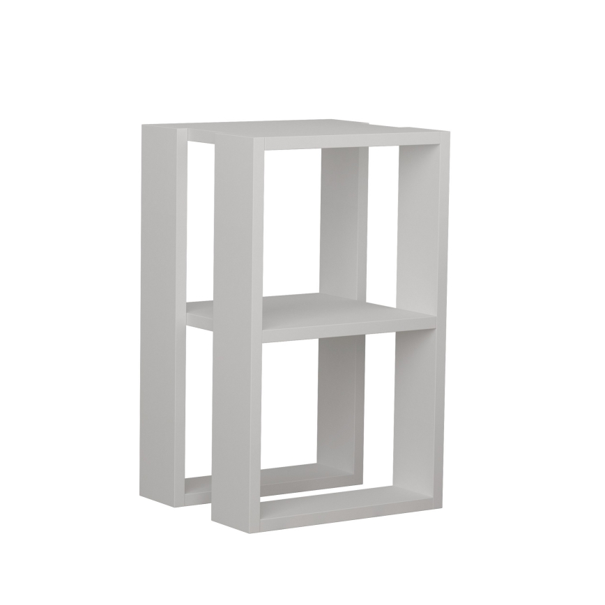 Mesita de noche LONIE 55x30 blanco