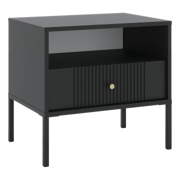 Mesita de noche LUE negra