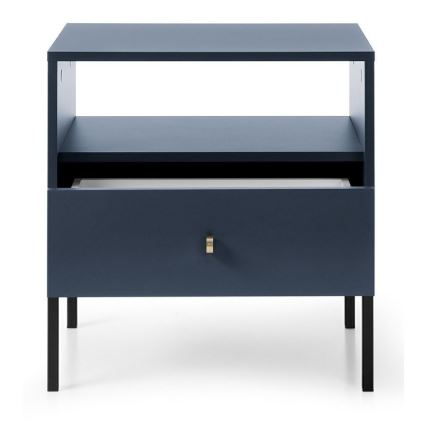 Mesita de noche MONO 56x54 cm azul