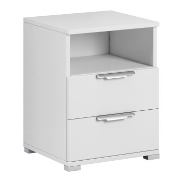 Mesita de noche NED blanca