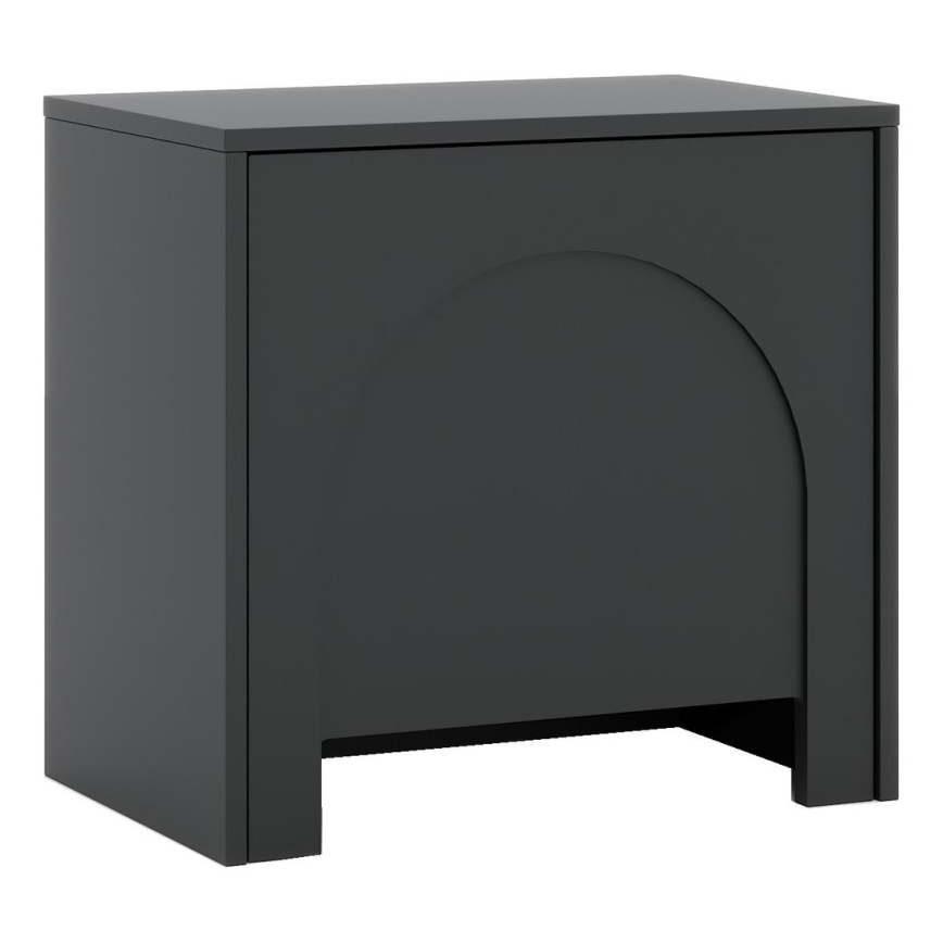 Mesita de noche NIO antracita