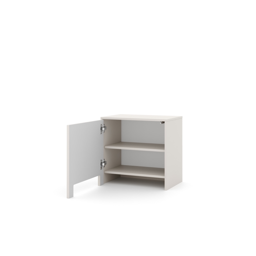 Mesita de noche NIO en cachemir/beige