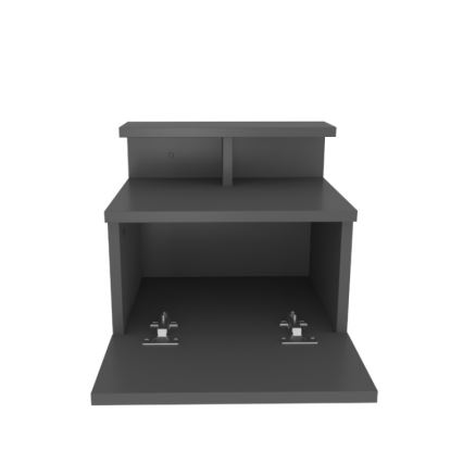 Mesita de noche NOVEN antracita
