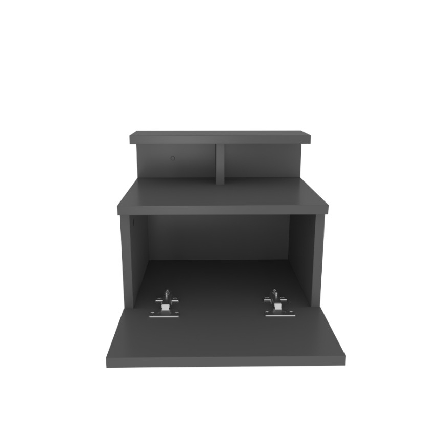 Mesita de noche NOVEN antracita