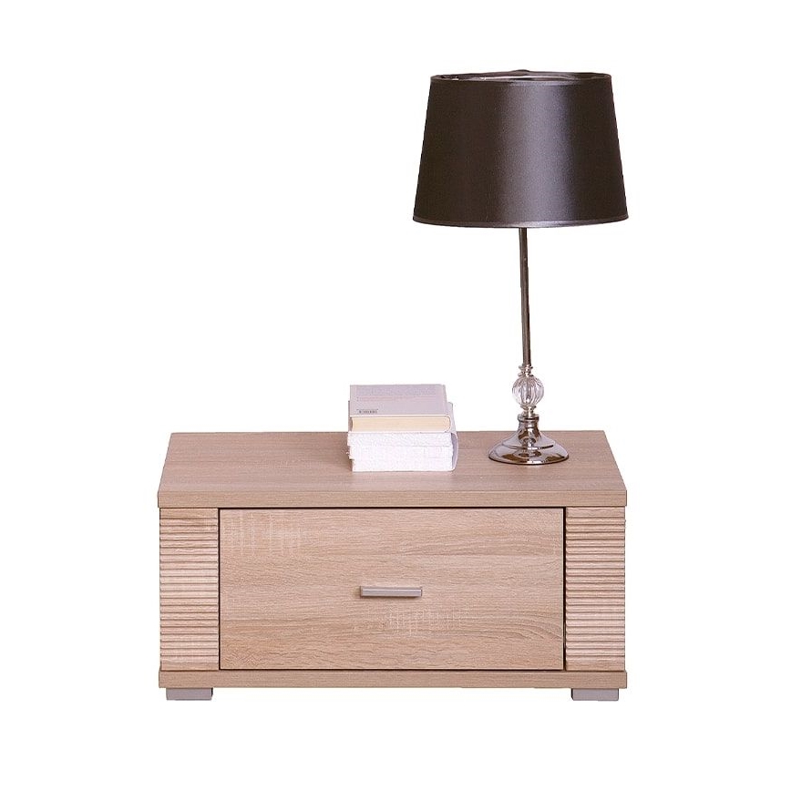 Mesita de noche THEMO 29x63 cm roble Sonoma