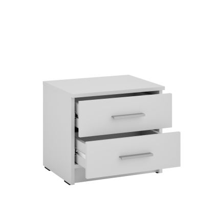 Mesita de noche TOD blanca
