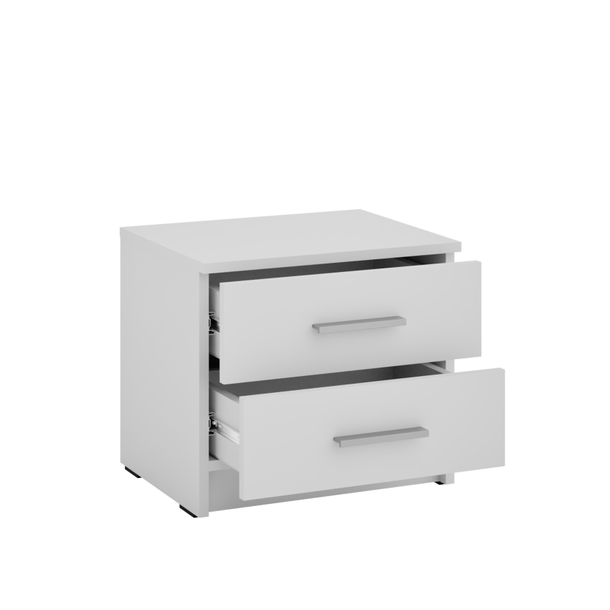 Mesita de noche TOD blanca