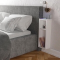 Mesita de noche TURRA 65x20 cm blanco
