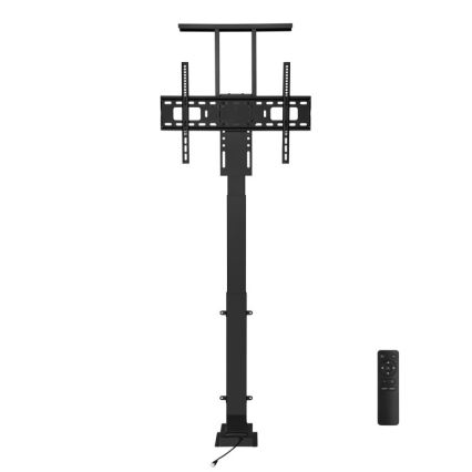 MK FLORIA MKF-19DM648 - Soporte de suelo para TV de 37-65 negro + mando a distancia