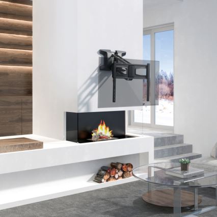 MK FLORIA MKF-21DM647 - Soporte mural articulado para TV de 70 en color negro + control remoto