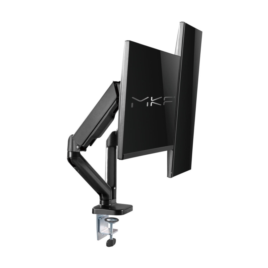 MK FLORIA MKF-21DP113S2 - Soporte ajustable para dos monitores de 32 negro