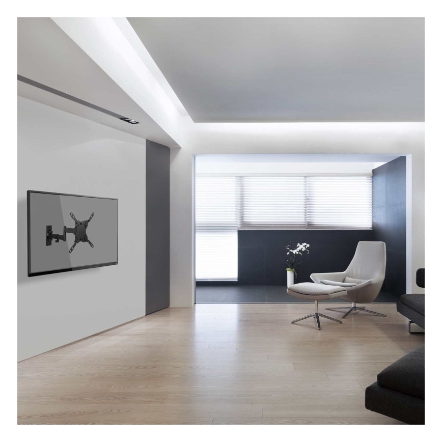 MK FLORIA MKF-21DP224 - Soporte de pared para TV con articulación 46 negro