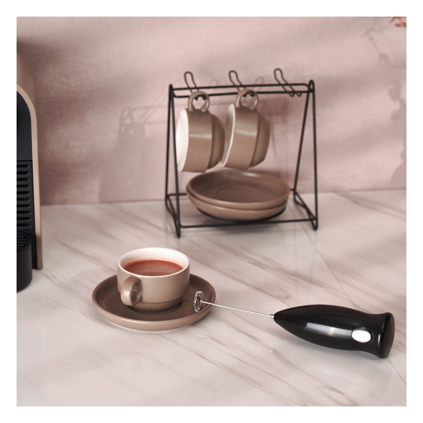 MK FLORIA MKF-23MF10B - Espumador de leche 2xAA negro