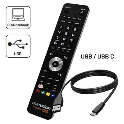 MK FLORIA Superior FREEDOM 4en1 USB - Mando a distancia 4en1 USB 2xAAA