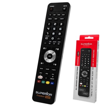 MK FLORIA Superior FREEDOM 4en1 USB - Mando a distancia 4en1 USB 2xAAA