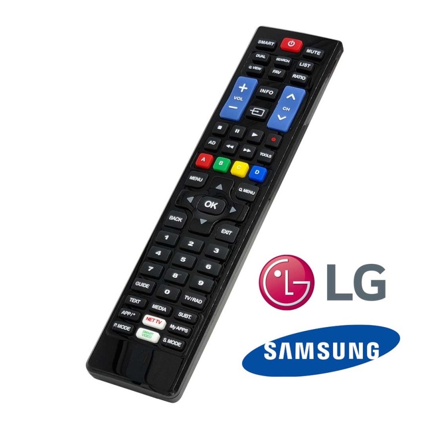 MK FLORIA Superior RC UNI TV SAM/LG - Mando a distancia de repuesto para marcas de TV Samsung/LG 2xAAA