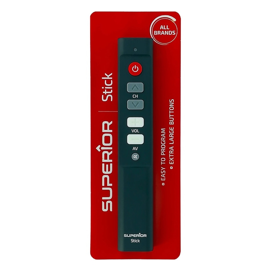 MK FLORIA Superior STICK - Mando a distancia para TV/audio/vídeo 2xAAA
