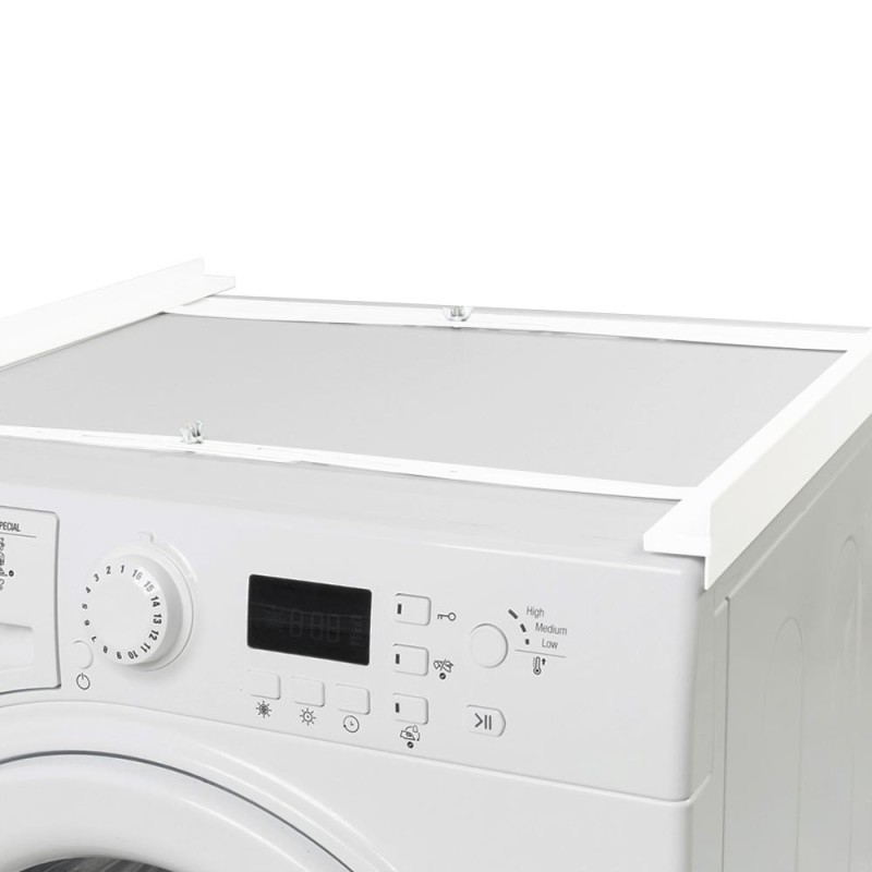 MK FLORIA Superior Tower Slim - Kit de apilamiento para lavadora y secadora, 66 cm, blanco
