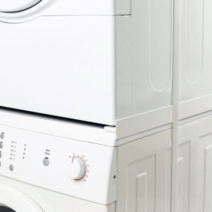 MK FLORIA Superior Tower Slim - Kit de apilamiento para lavadora y secadora, 66 cm, blanco