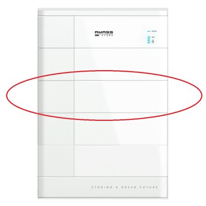 Módulo de batería AMASSTORE GTX3000HV 2,56 kWh