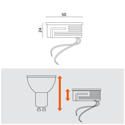 Módulo LED LED/6,5W/230V 4000K