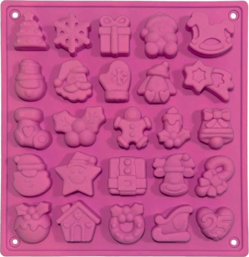 Molde de silicona para chocolate TORO, color rosa