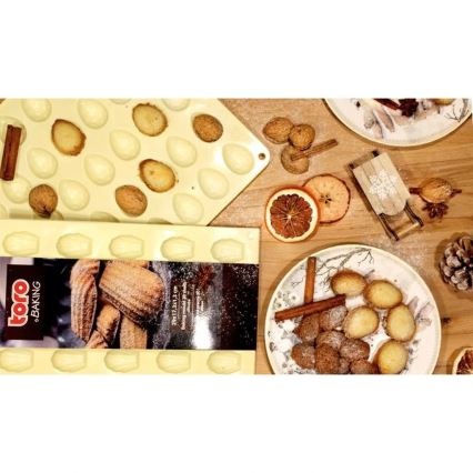 Molde de silicona para hornear TORO color crema