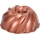 Molde para bizcocho tipo bundt KITCHISIMO 24 cm, diseño espiral, acabado cobre
