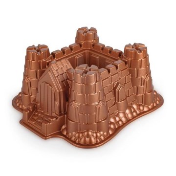 Molde para bundt KITCHISIMO castillo/cobre