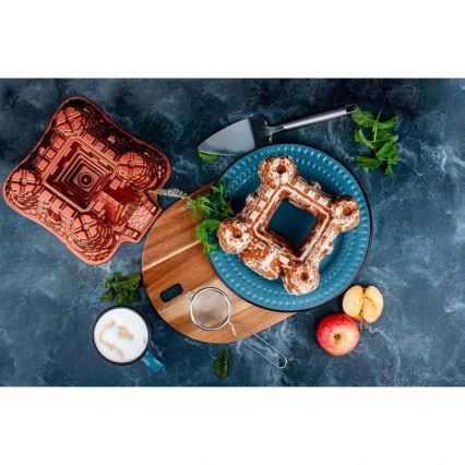 Molde para bundt KITCHISIMO castillo/cobre