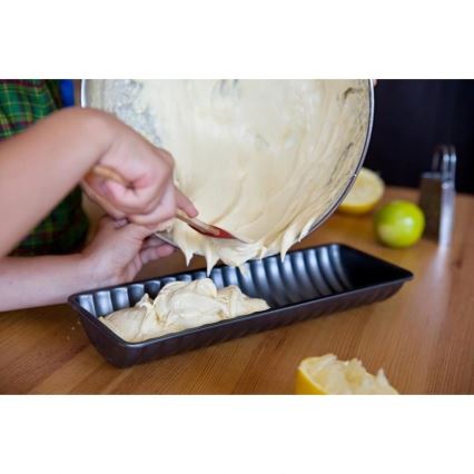 Molde para hornear TORO 31,5x12 cm negro