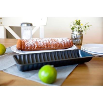 Molde para hornear TORO 31,5x12 cm negro