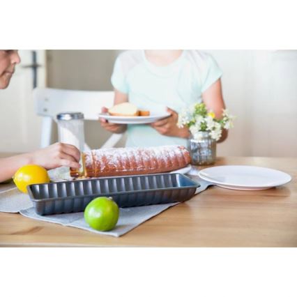 Molde para hornear TORO 31,5x12 cm negro