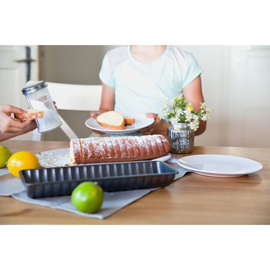 Molde para hornear TORO 31,5x12 cm negro