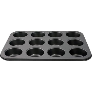 Molde para muffins TORO negro