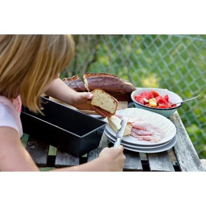 Molde para pan TORO 31x11,5 cm negro