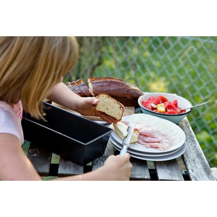 Molde para pan TORO 31x11,5 cm negro