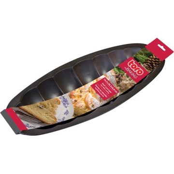 Molde para trenza navideña TORO negro