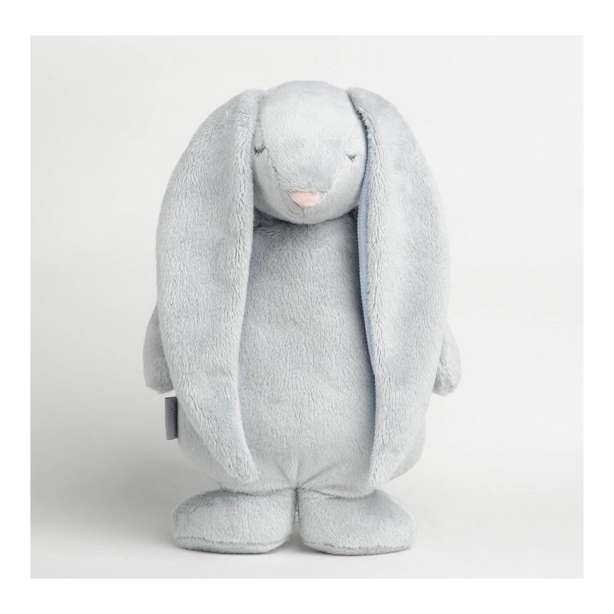 Moonie - Lámpara de mesa infantil conejito plata
