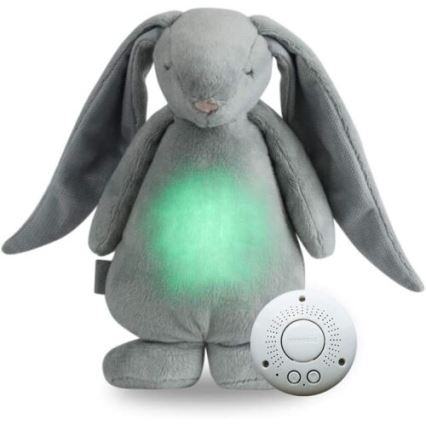 Moonie - Lámpara de mesa infantil conejito plata