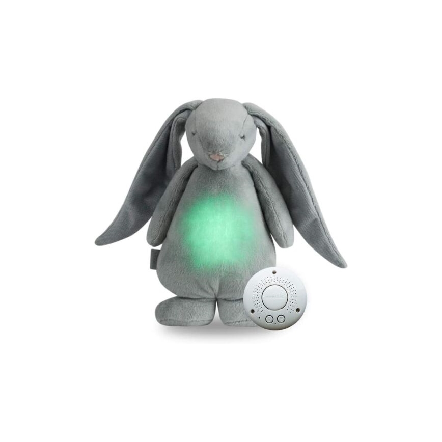 Moonie - Lámpara de mesa infantil conejito plata