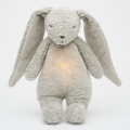 Moonie - Pelele con melodía y luz conejo 2.0 organic gris