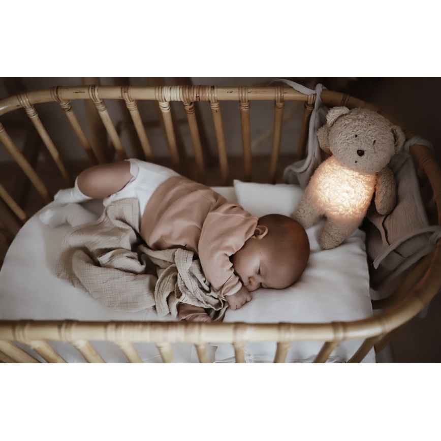 Moonie - Pelele con melodía y luz osito 2.0 orgánico polar