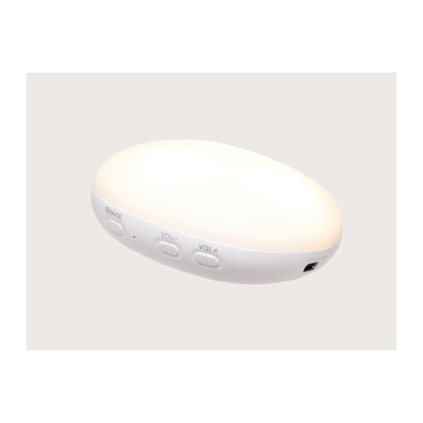 Moonie - peluche para dormir con melodía y luz, foca color Organic Sand