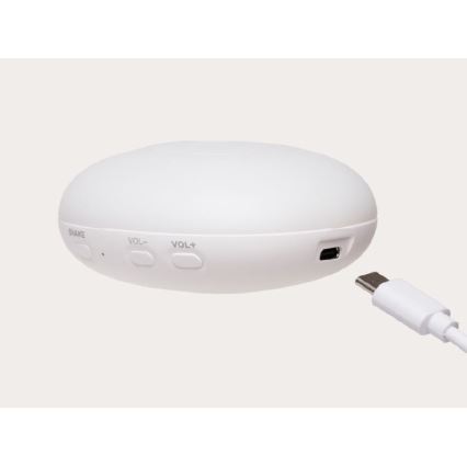 Moonie - peluche para dormir con melodía y luz, foca gris orgánica