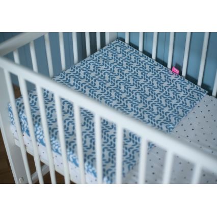 MOTHERHOOD - Almohada de cuña 60x45 cm, 0-6 meses azul