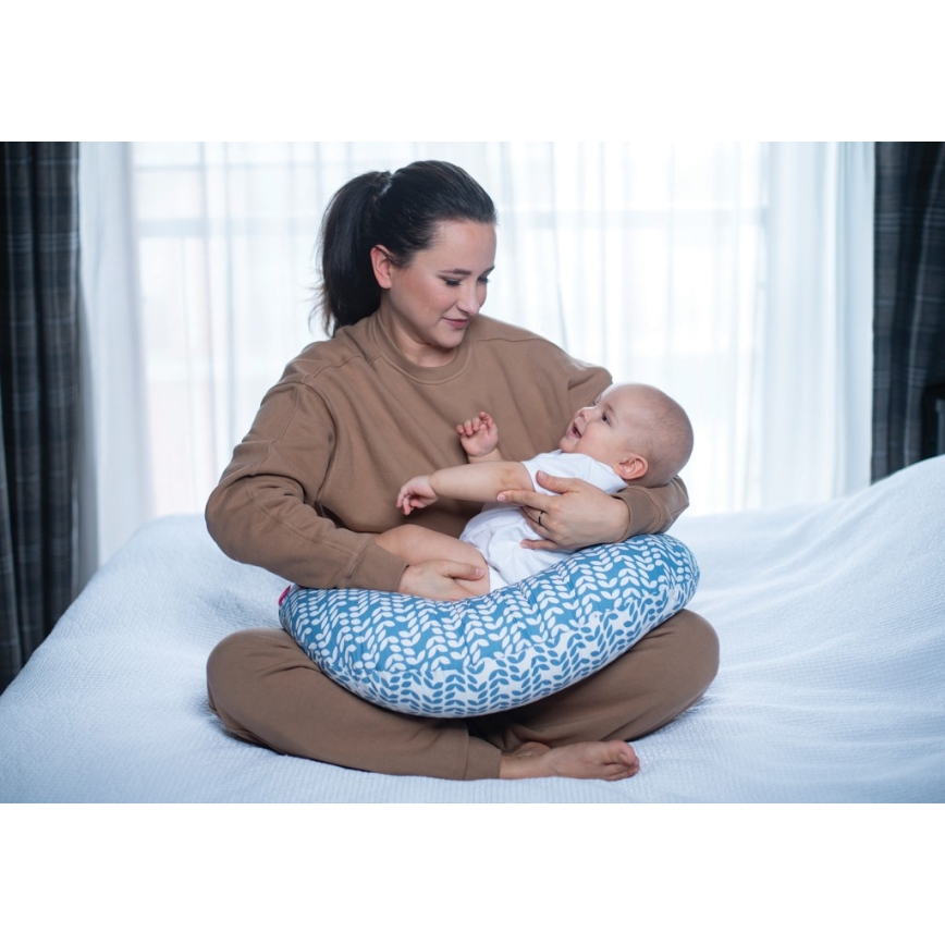 MOTHERHOOD - Cojín de lactancia CLASSICS azul
